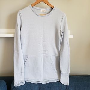 Blondie Apparel Hillside Sweater Pearl Blue Size Small